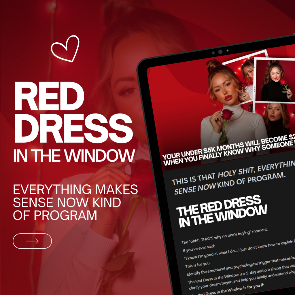 The Red Dress in The Window